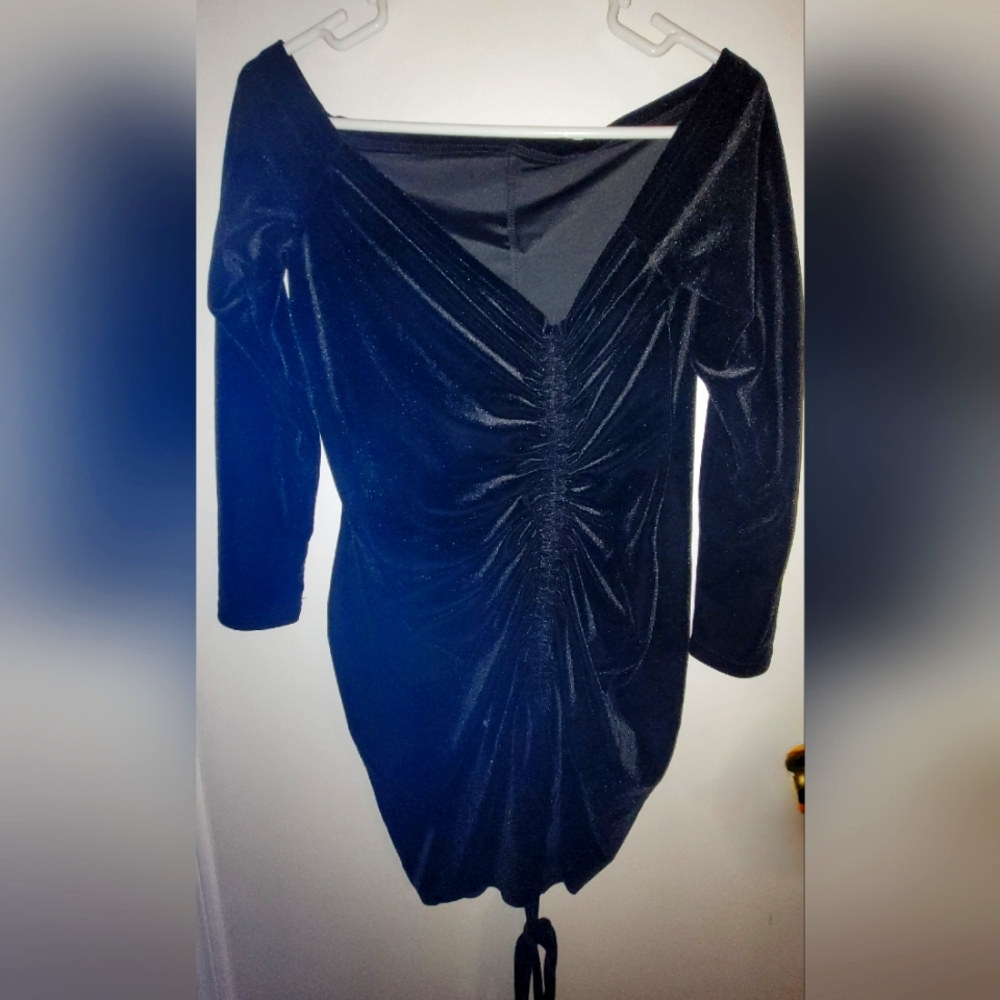 Black Velvet Party Dress